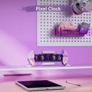 Decorbites cute gaming digital clock pixel art pink & white bedroom