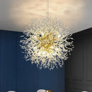 Decorbites dandelion chandelier gold and crystal living room light