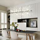 Decorbites dandelion chandelier gold crystal led living room light