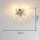Decorbites dandelion crystal led ceiling light for living room