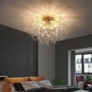 Decorbites dandelion crystal led ceiling light for living room
