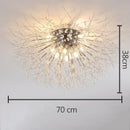 Decorbites dandelion crystal led ceiling light for living room