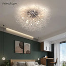 Decorbites dandelion crystal led ceiling light for living room