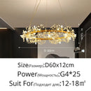 Decorbites dandelion flower chandelier black metal living room light