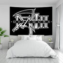 Decorbites deaths metal white & red wall tapestry bedroom art