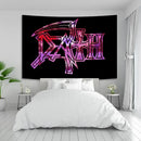 Decorbites deaths metal white & red wall tapestry bedroom art