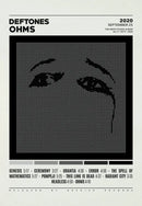 Deftones canvas painting set owl and portrait – bedroom wall art