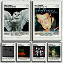 Deftones canvas painting set owl and portrait – bedroom wall art