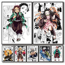 DecorBites™ Demon Slayer Anime Canvas Poster for Home Decor