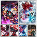 DecorBites™ Demon Slayer Rengoku Art Poster Canvas for Home