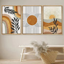 DecorBites™ Desert Plants Geometric Sun Poster Set