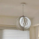 Decorbites designer moon led chandelier wooden ring dining room light