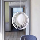 Decorbites designer moon led chandelier wooden ring dining room light