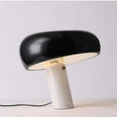 Decorbites designer mushroom lamp black & white marble study room