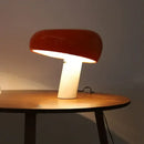 Decorbites designer mushroom lamp black & white marble study room