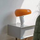 Decorbites designer mushroom lamp black & white marble study room