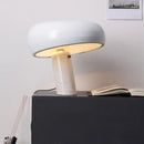 Decorbites designer mushroom lamp black & white marble study room