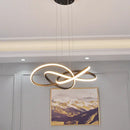 DecorBites™ Dimmable Modern Chandelier: Gold/Chrome/Black, 60cm