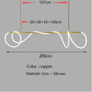 DecorBites™ Dimmable Nordic LED Chandelier for Home Decor