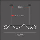 DecorBites™ Dimmable Nordic LED Chandelier for Home Decor