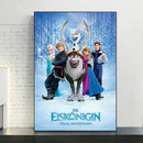Pink floral disney frozen elsa canvas diamond painting bedroom art