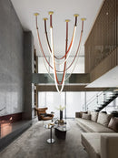 DecorBites™ DIY Flexible Leather Belt LED Chandelier