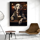 DecorBites™ Dog Pub Canvas Print - Animal Wall Art