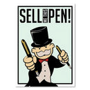 Motivational Cartoon Canvas Wall Art