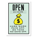 Motivational Cartoon Canvas Wall Art