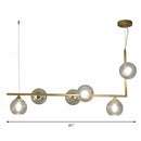 DecorBites™ Dome Glass Ceiling Light - Postmodern 6-Head Hanging Lamp for Dining Table