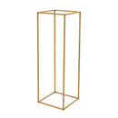 DecorBites™ Elegant 10-Piece Gold Wedding Flower Stand