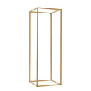 DecorBites™ Elegant 10-Piece Gold Wedding Flower Stand