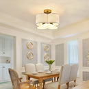 DecorBites™ Elegant 4-Light Gold Ceiling Fixture