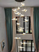 Decorbites elegant butterfly chandelier white & gold bedroom light