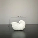 DecorBites™ Elegant Ceramic Vase with Shell Design