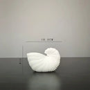 DecorBites™ Elegant Ceramic Vase with Shell Design