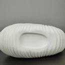 DecorBites™ Elegant Ceramic Vase with Shell Design