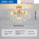 Decorbites elegant crystal chandelier gold branching dining room