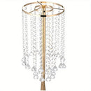 DecorBites™ Elegant Crystal Flower Stand Set for Events