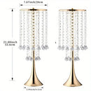 DecorBites™ Elegant Crystal Flower Stand Set for Events