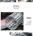 DecorBites™ Elegant Crystal Glass Vase for Flower Arrangement