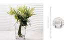 DecorBites™ Elegant European INS Glass Flower Vase