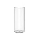 DecorBites™ Elegant Glass Cylinder Vase for Flowers