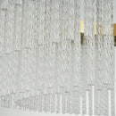 DecorBites™ Elegant Gold Crystal Chandelier for Home Lighting