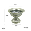 DecorBites™ Elegant Metal Flower Vase Candle Holders