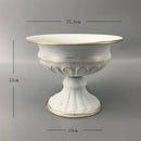 DecorBites™ Elegant Metal Flower Vase Candle Holders