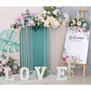 DecorBites™ Elegant Metal Vases for Wedding Decor