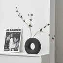 DecorBites™ Elegant Nordic Matte Flower Vase Décor