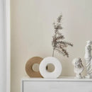 DecorBites™ Elegant Nordic Matte Flower Vase Décor