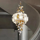 Decorbites elegant villa white & gold chandelier living room light
